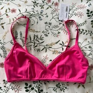 Third love Organic Cotton Triangle Soft Bra